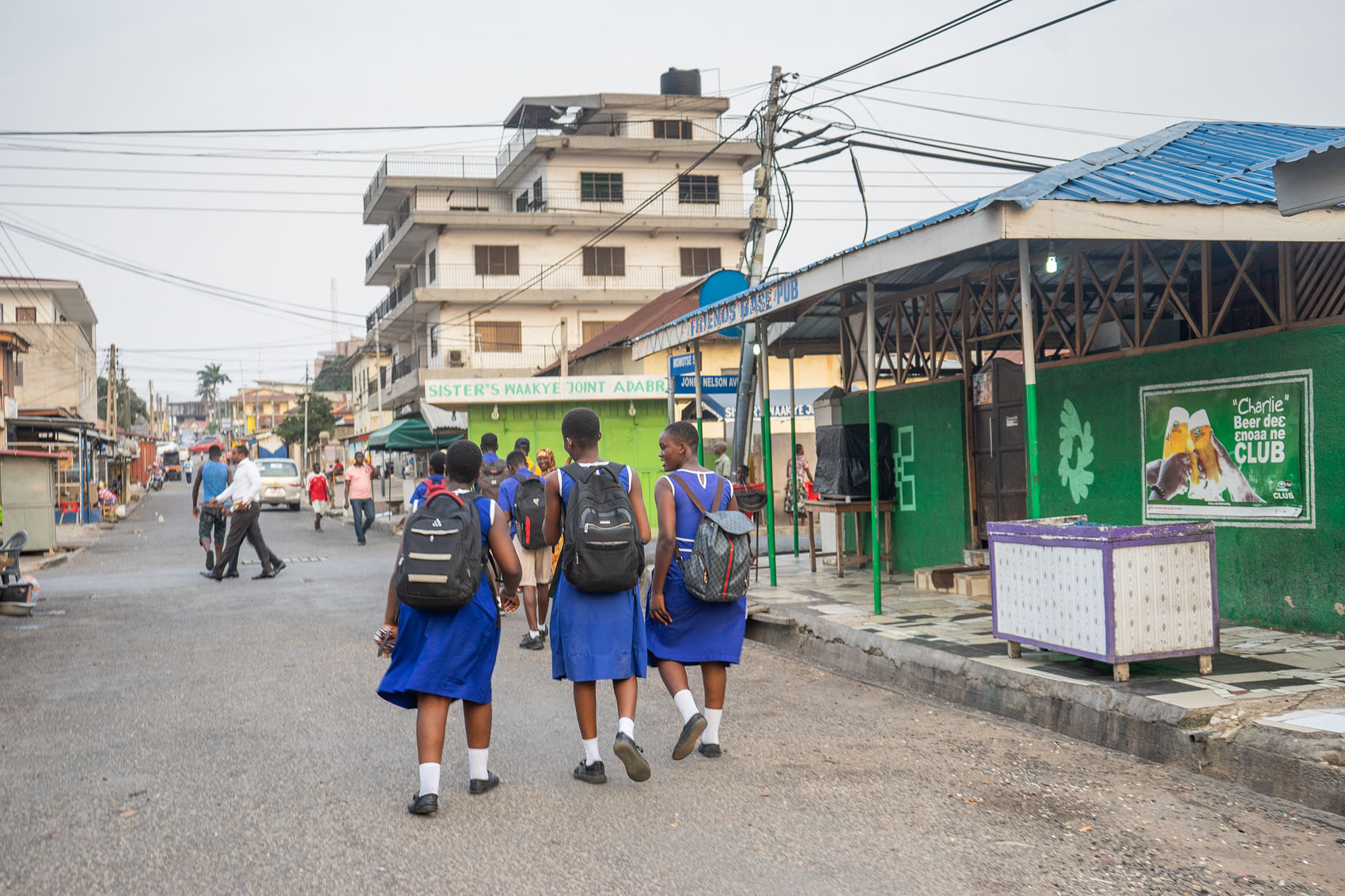 Schulkinder in Adabraka Ghana