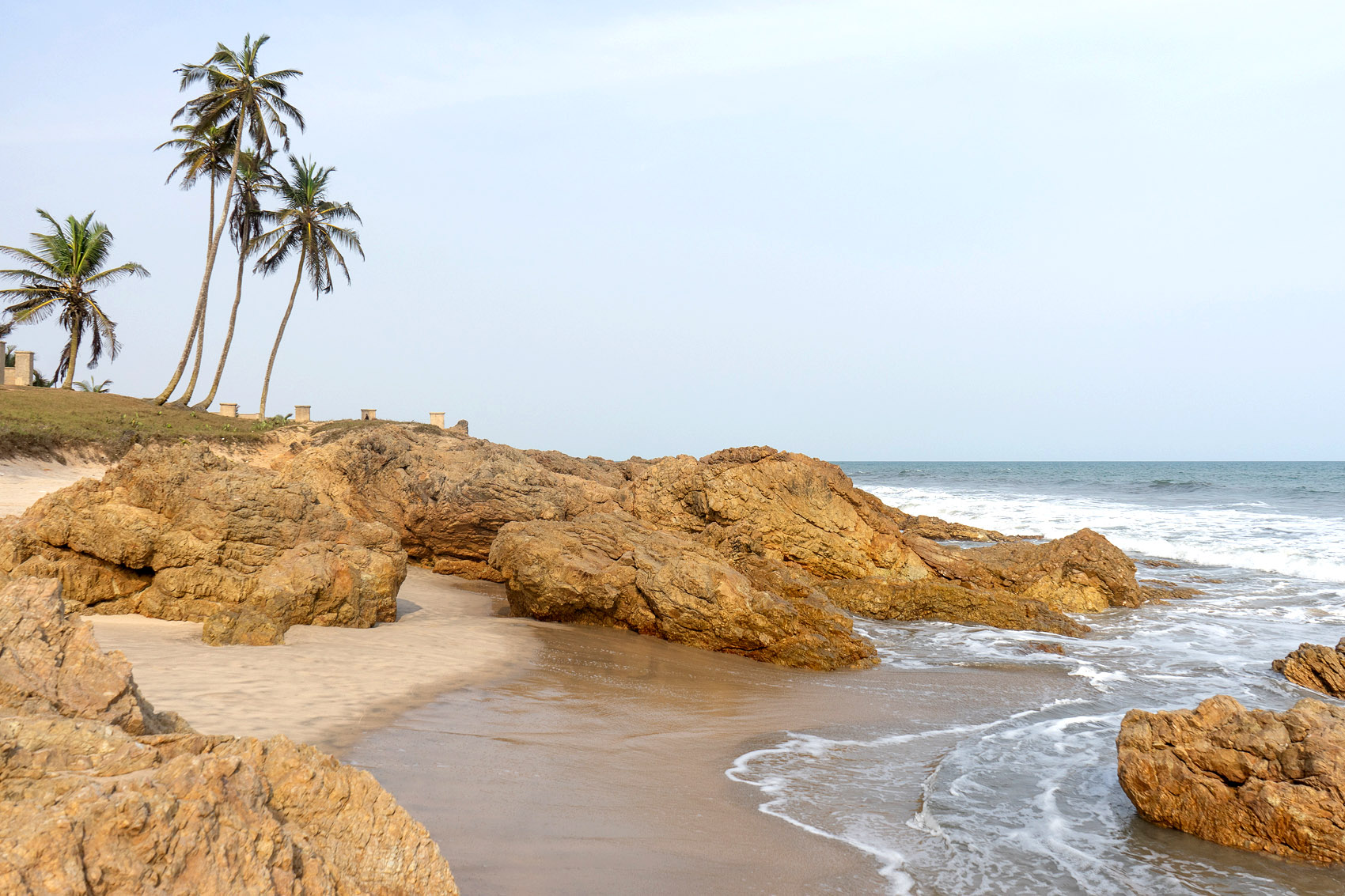 Kleine Bucht in Ghana