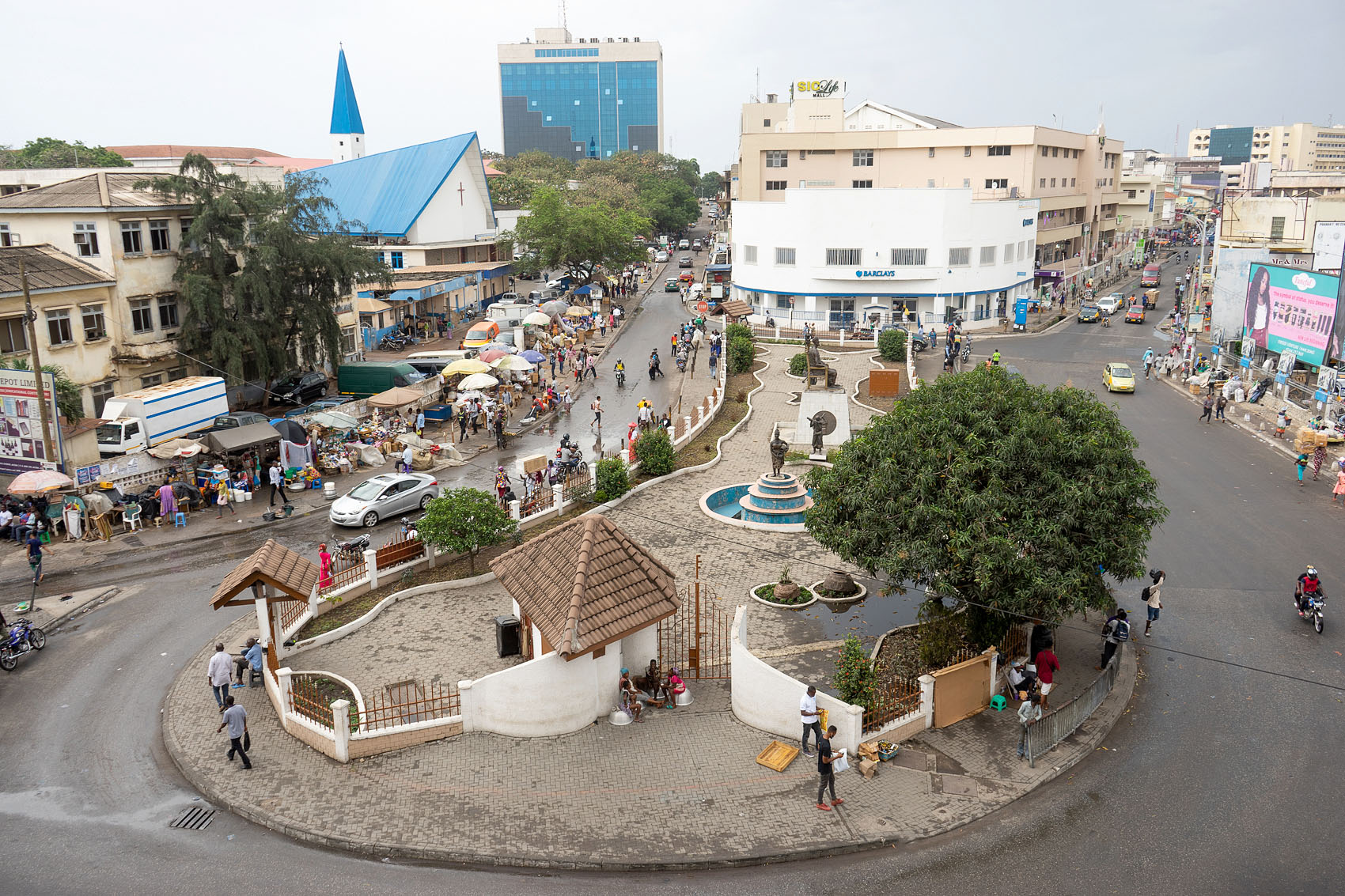 Accra Platz in Ghana
