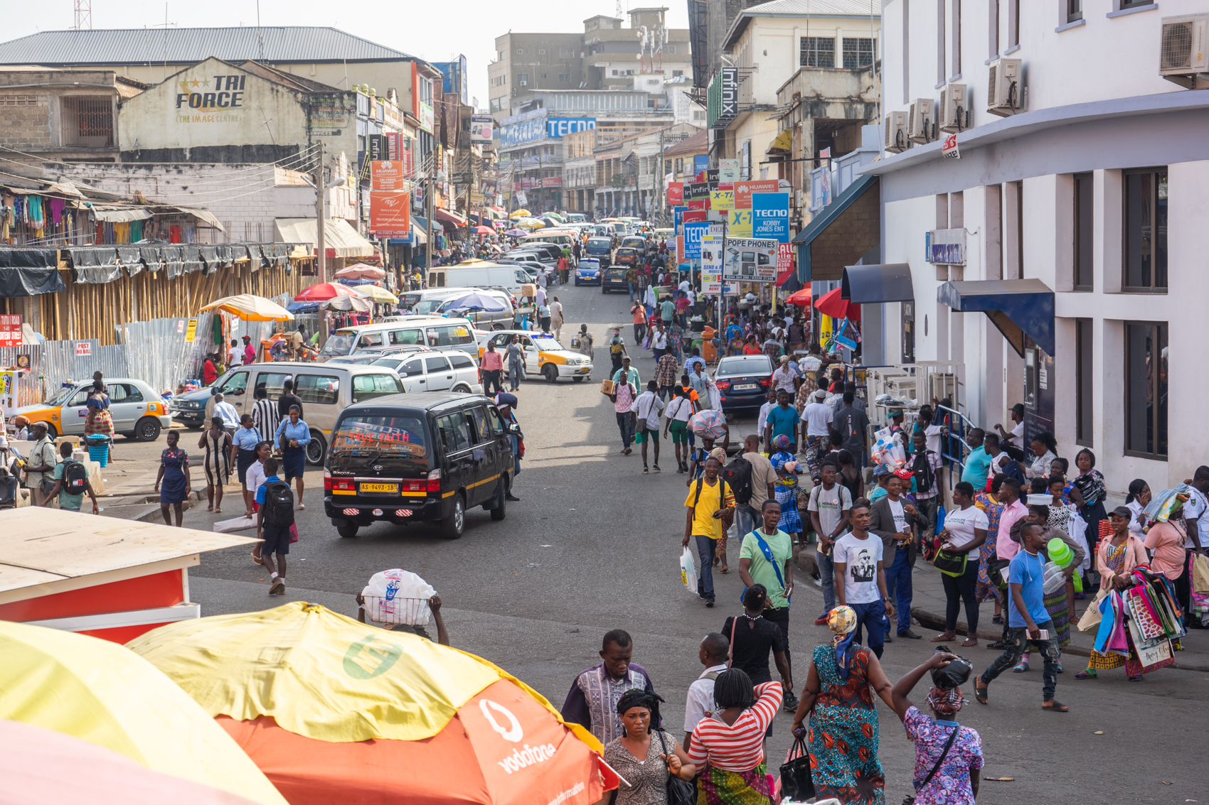 Strassen in Kumasi, Accra