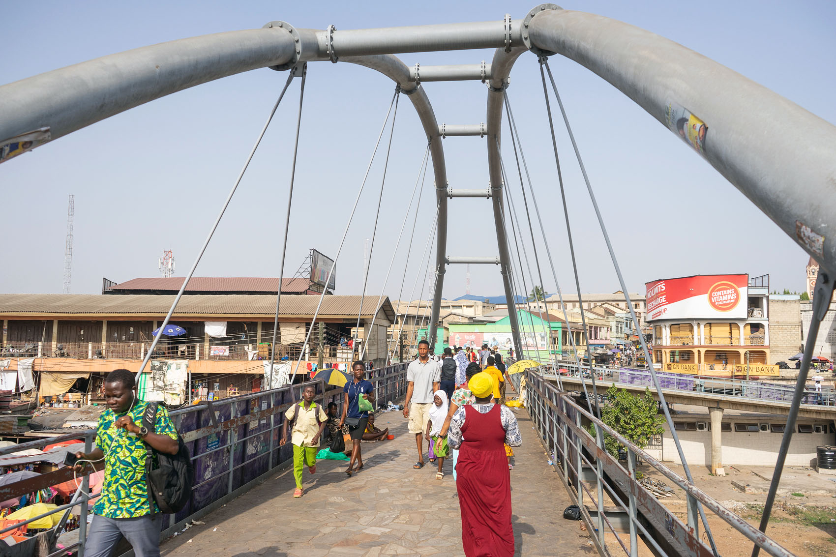 Kejetia Brücke Kumasi