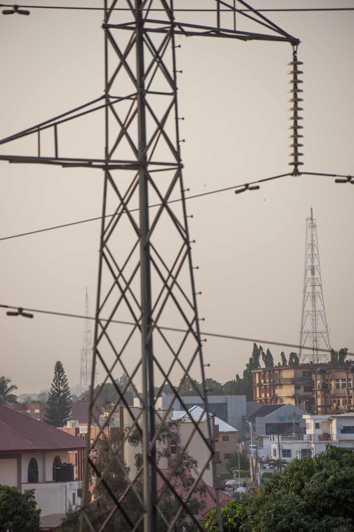Strom in Kumasi, Ghana