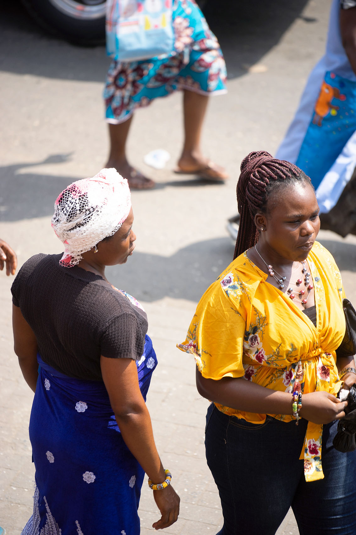 Frauen auf dem Markt in Ghana