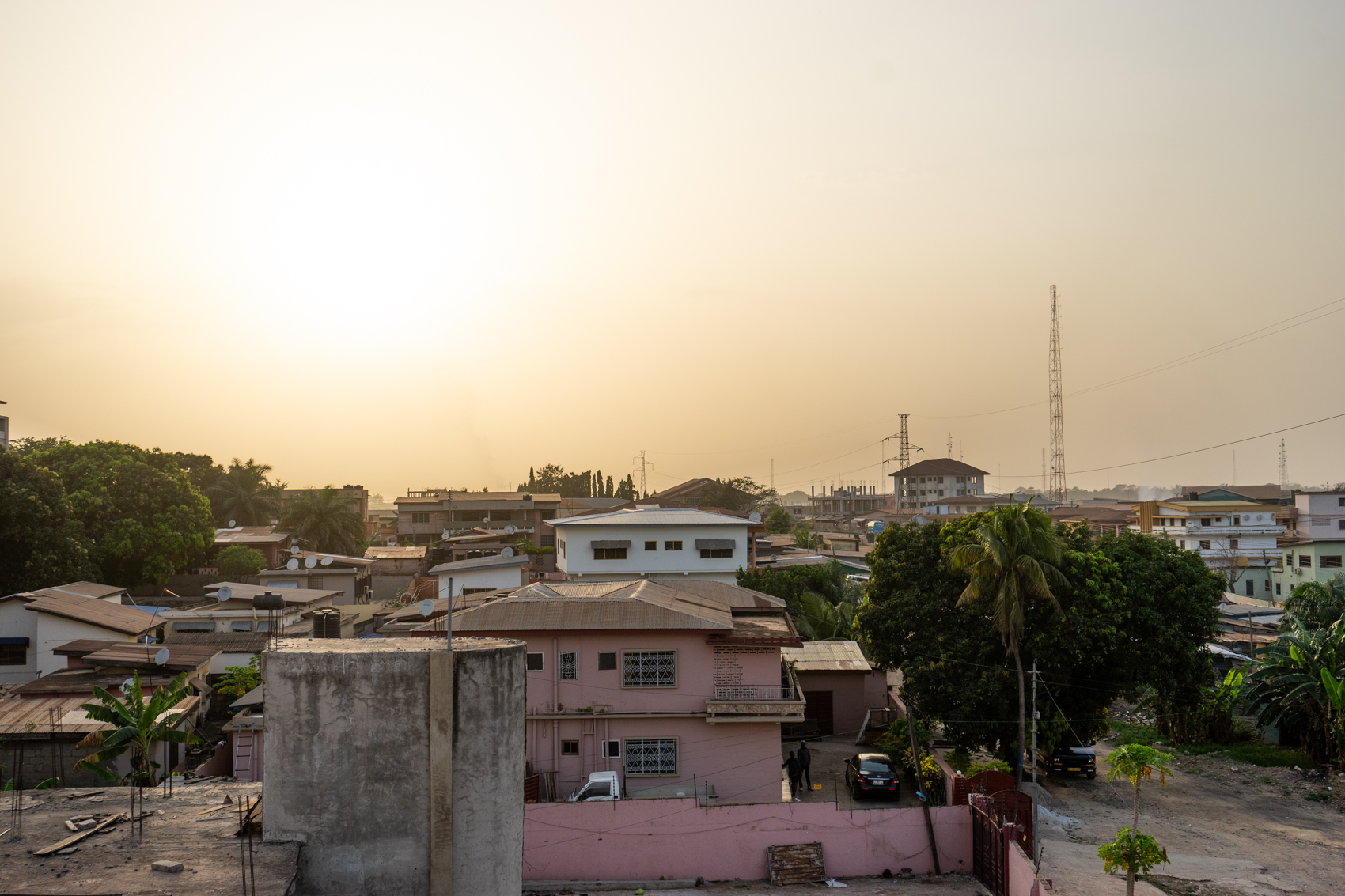 Sonnenuntergang Kumasi