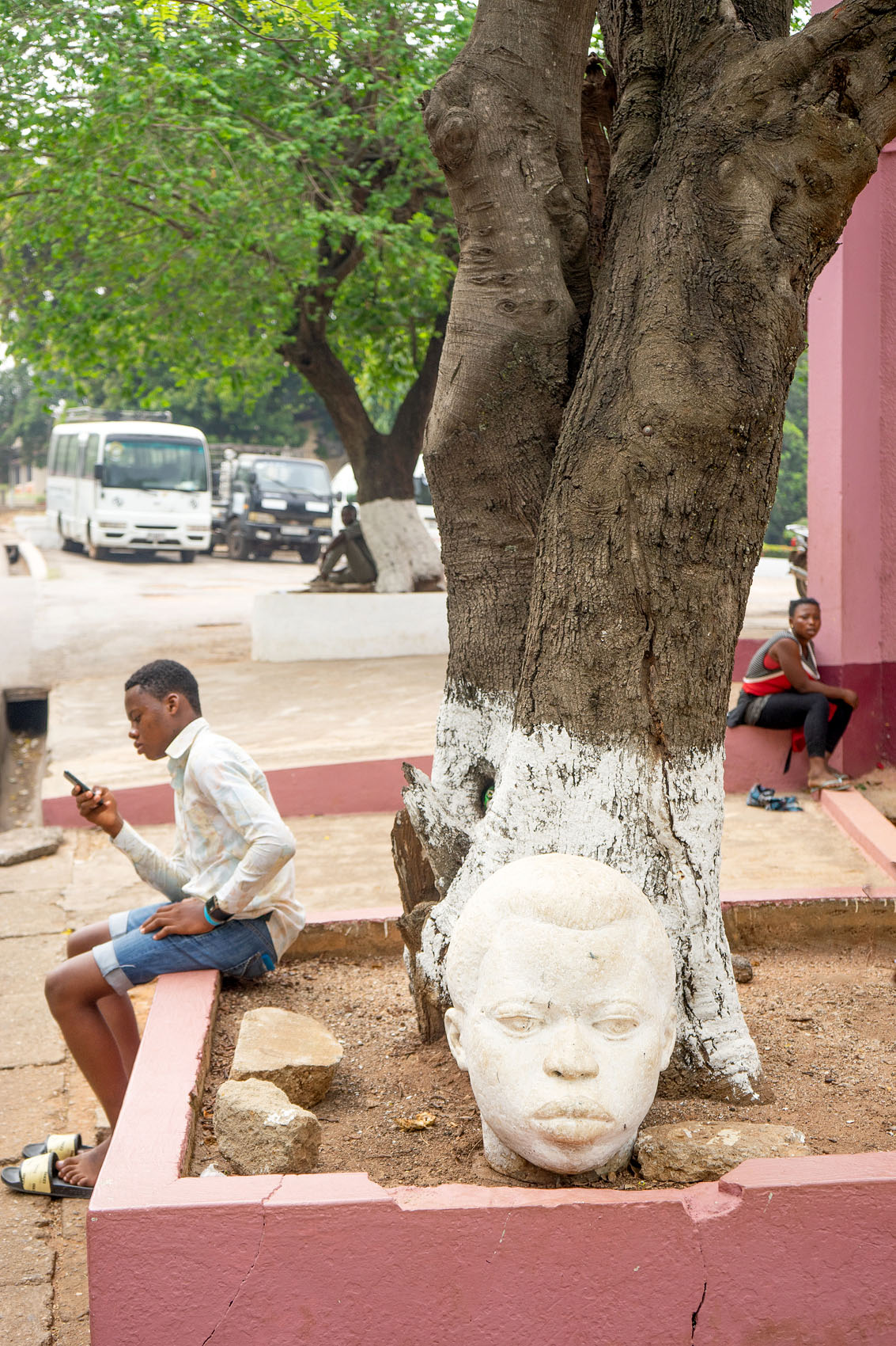 Statue Kopf Ghana