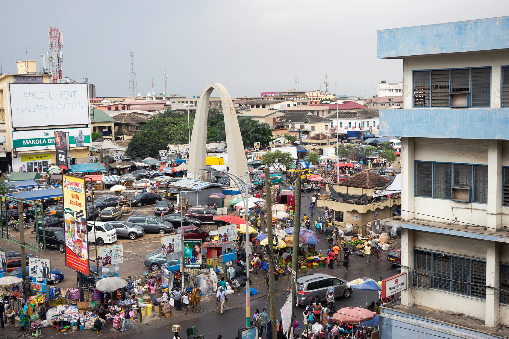 Kleiner Markt in Accra