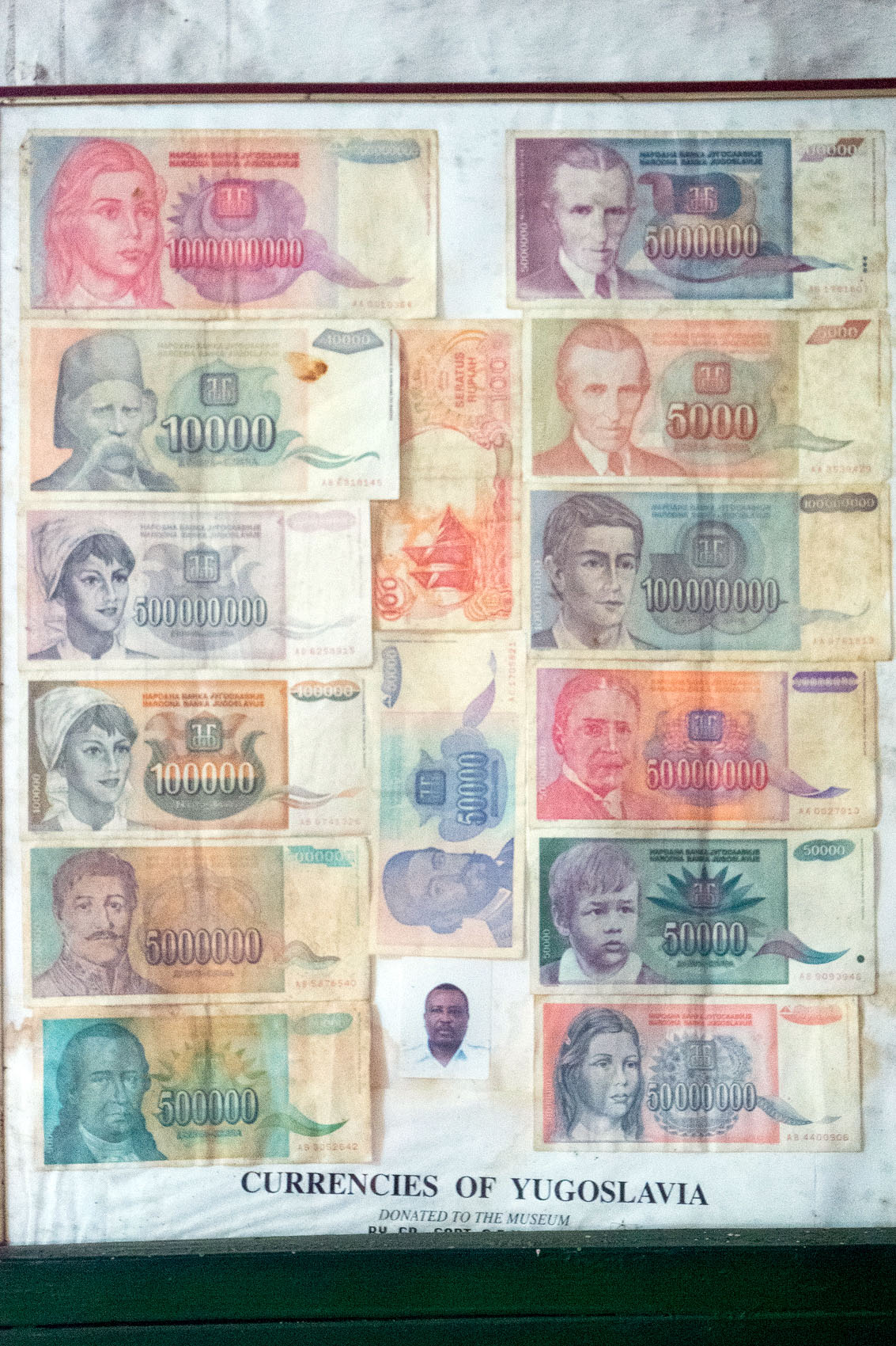 Alte Geldscheine in Kumasi