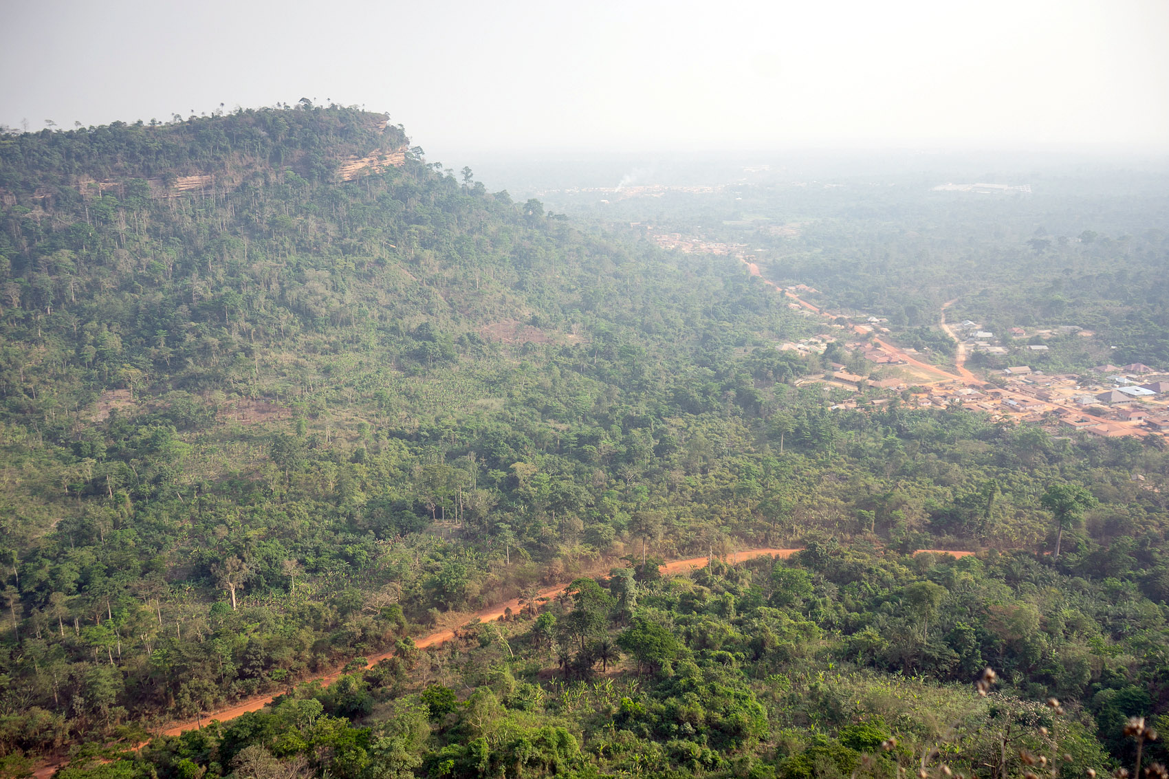 Banko Landschaft in Ghana