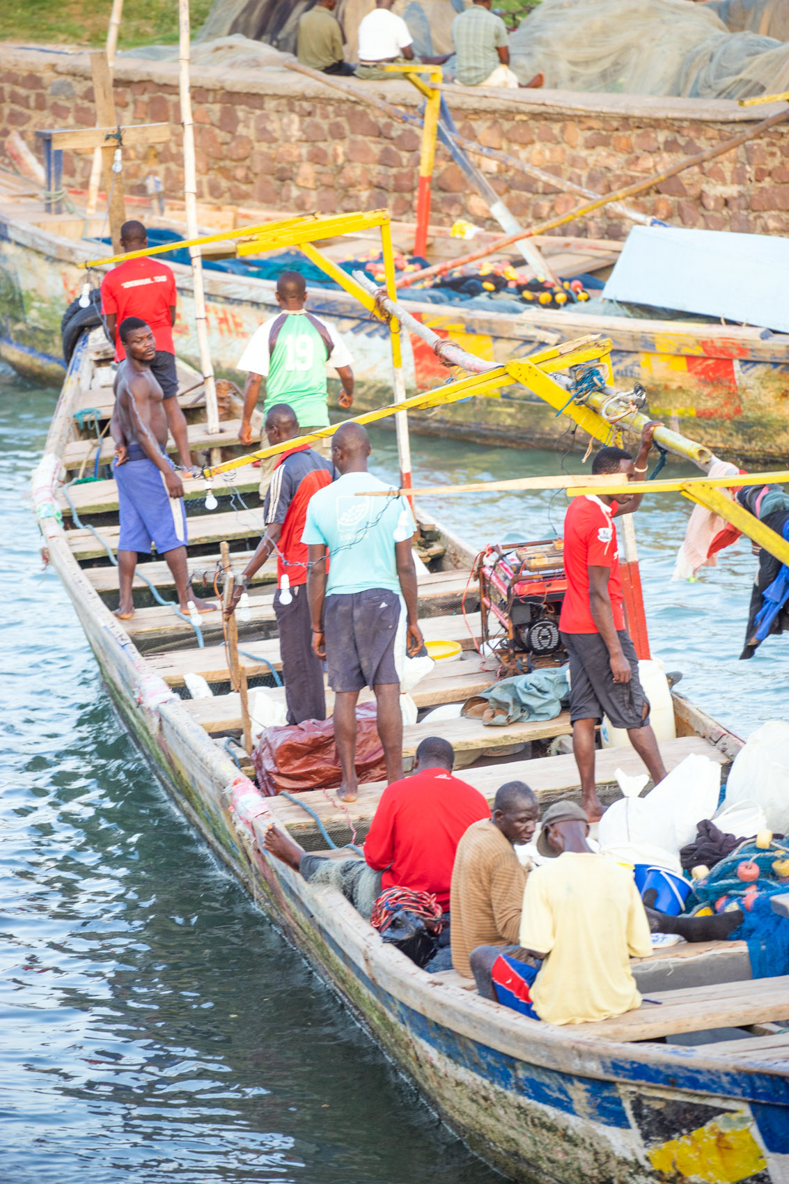 Fischerboot in Elmina Ghana