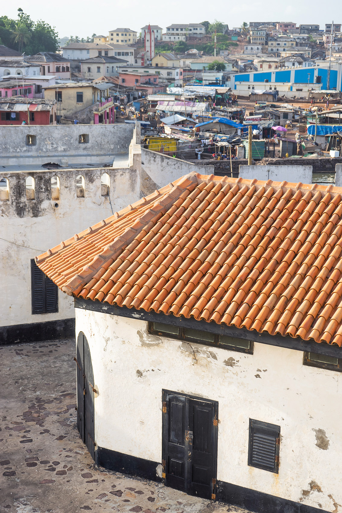 Elmina Festung Dach