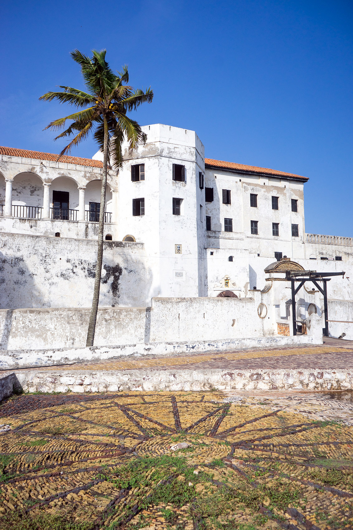 Sklaven Schloss in Elmina Ghana