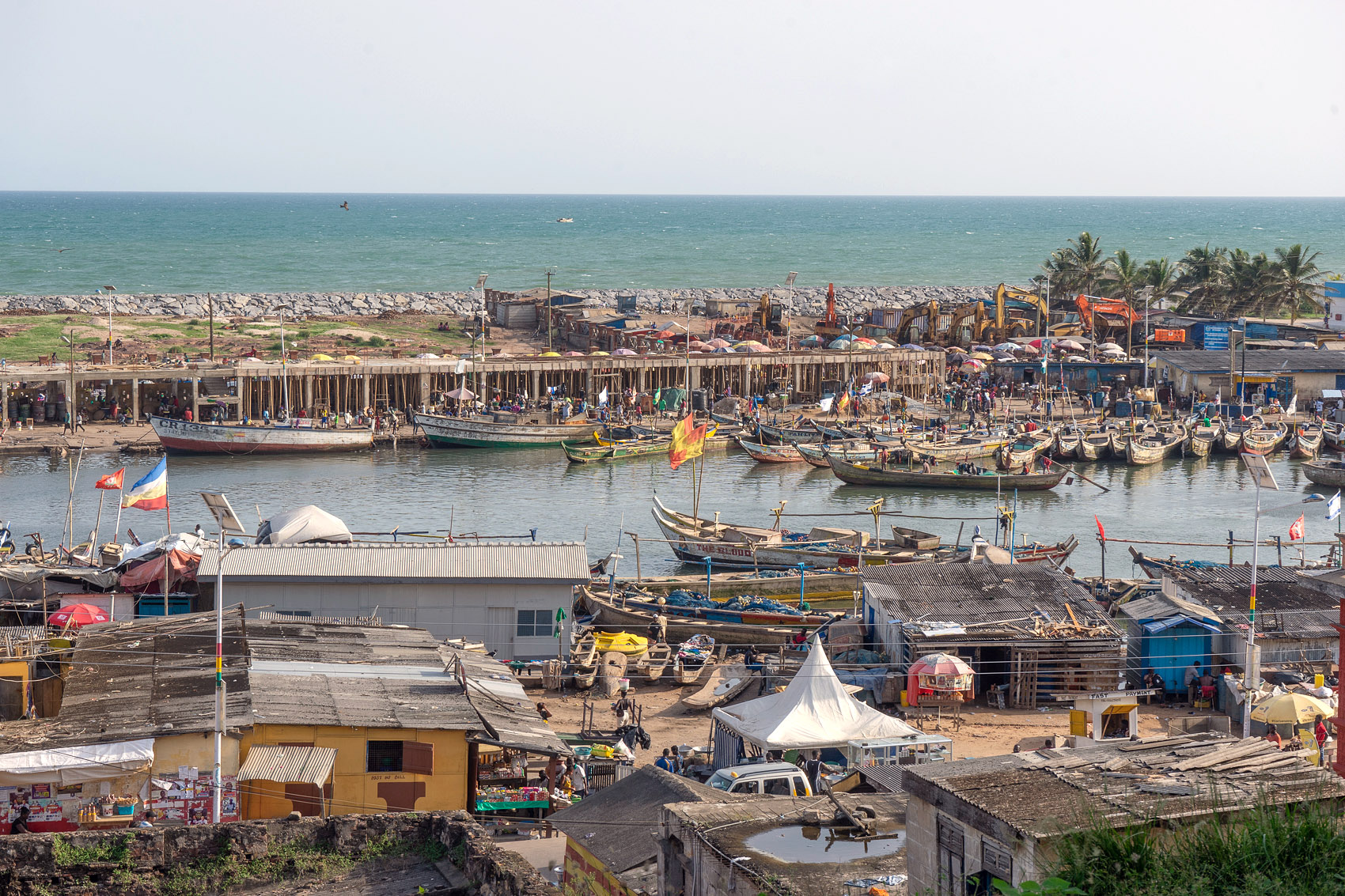 Der Hafen von Elmina