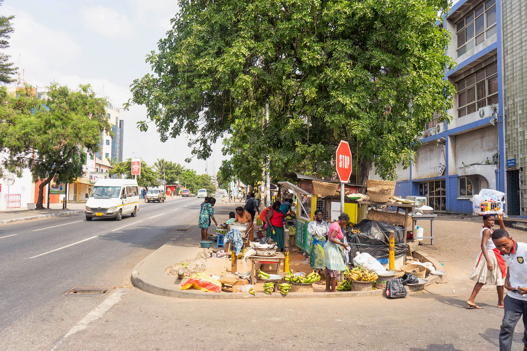Strassenmarkt Accra