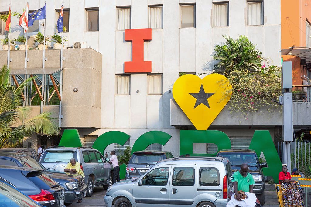 Ich liebe Accra Shild