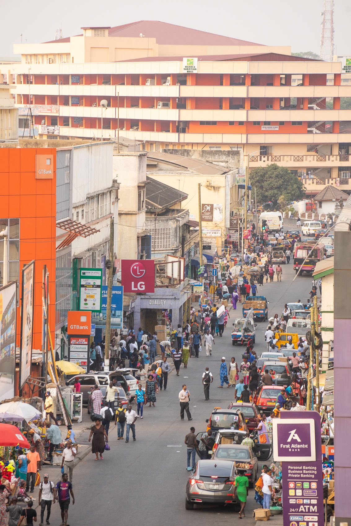 Einkaufsstrasse Accra
