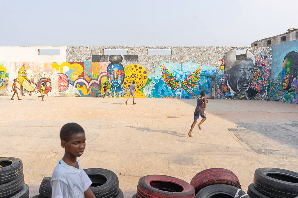 Jamestown Accra, Strassenkunst