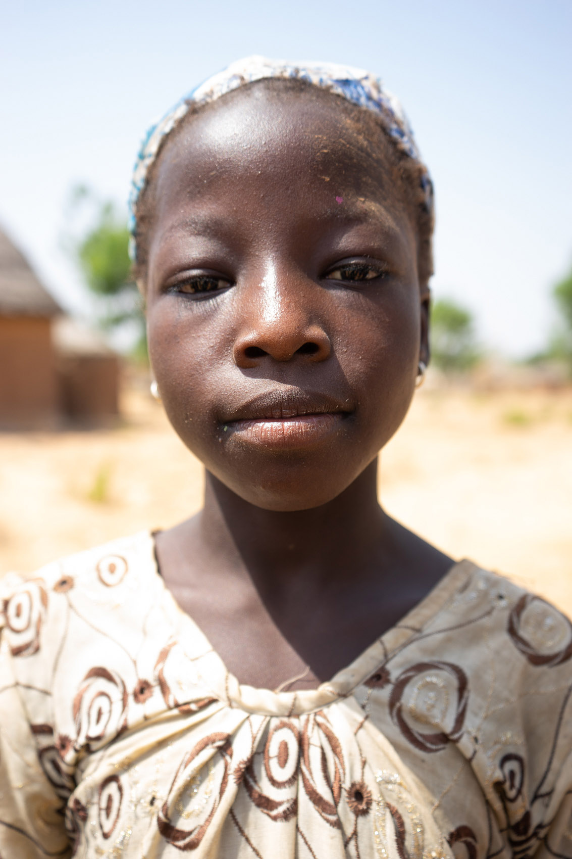 Stolzes Mädchen aus Ghana