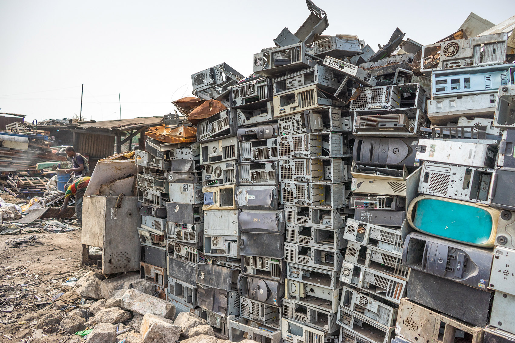 Elektroschrott Mega Müllhalde von Agbogbloshie