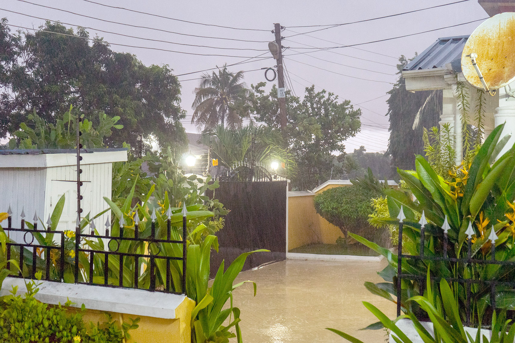 Regenzeit in Ghana